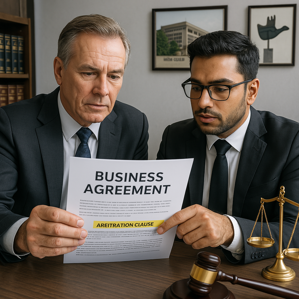 Arbitration Clause in Business Agreements