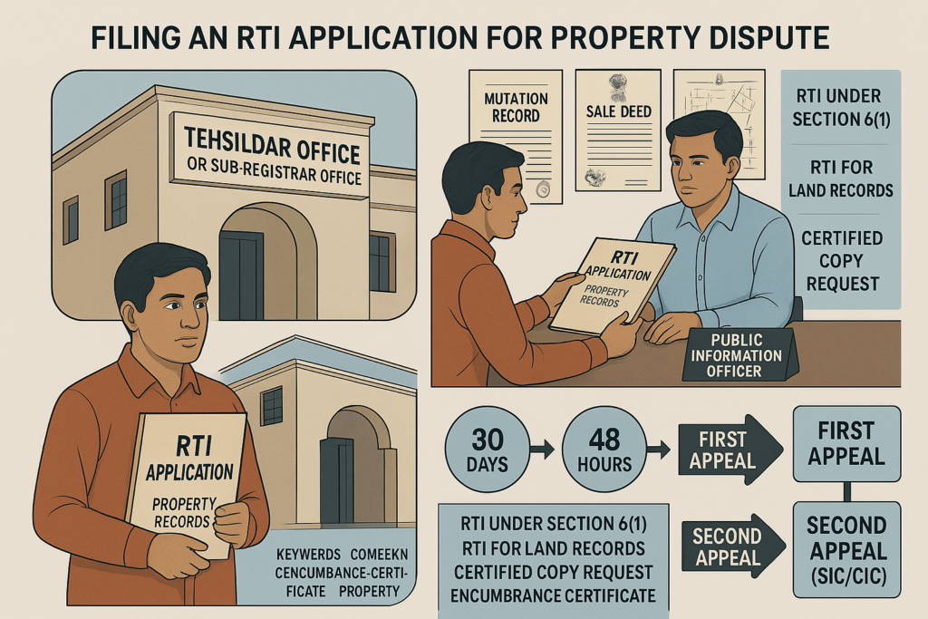 How to File RTI Applications for Property Disputes