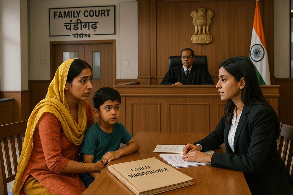 How to Claim Maintenance for Minor Children Without Divorce in Chandigarh