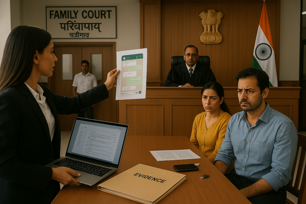 Digital Evidence in Matrimonial Cases in Chandigarh