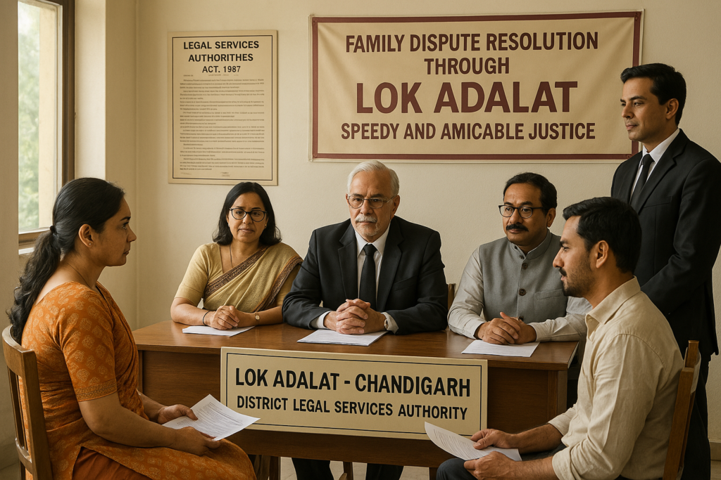 Lok Adalat in Family Disputes in Chandigarh