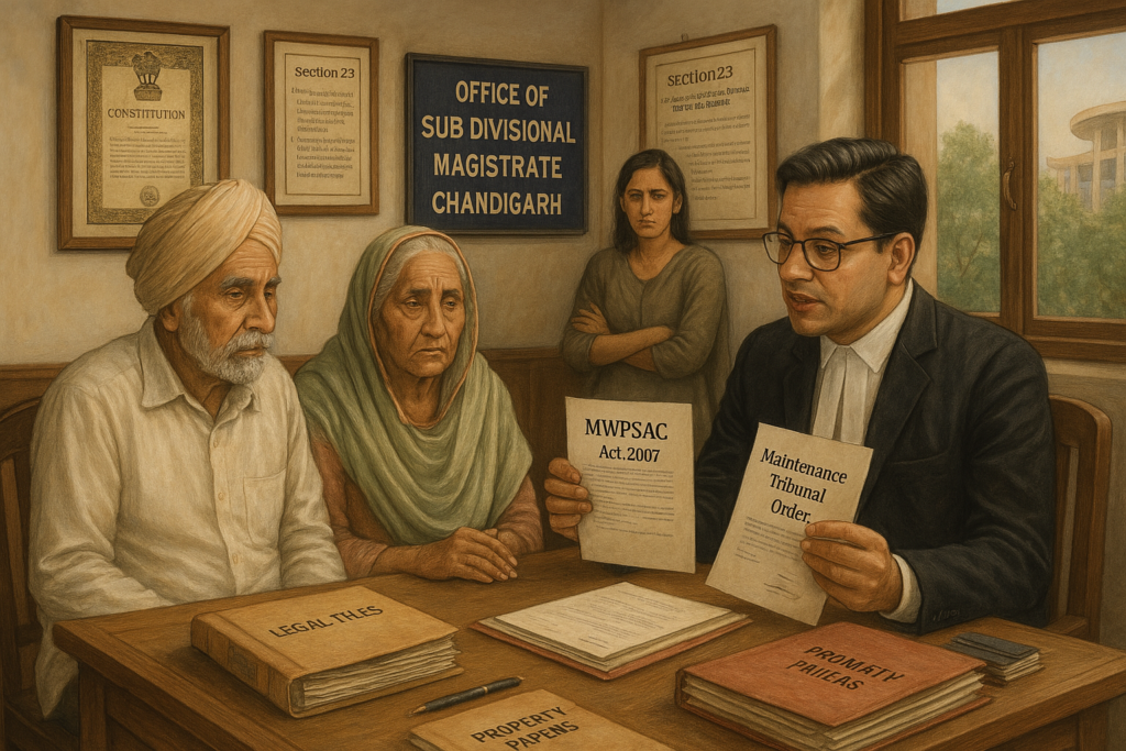 Maintenance of Parents and Senior Citizens in Chandigarh