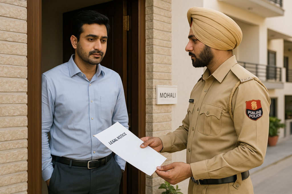 Police Summons or Notice in Mohali