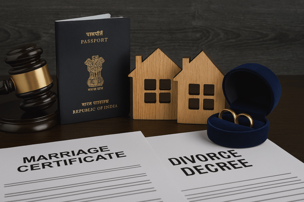 Attestation of Marriage and Divorce Documents in Canada for Indian Legal Use