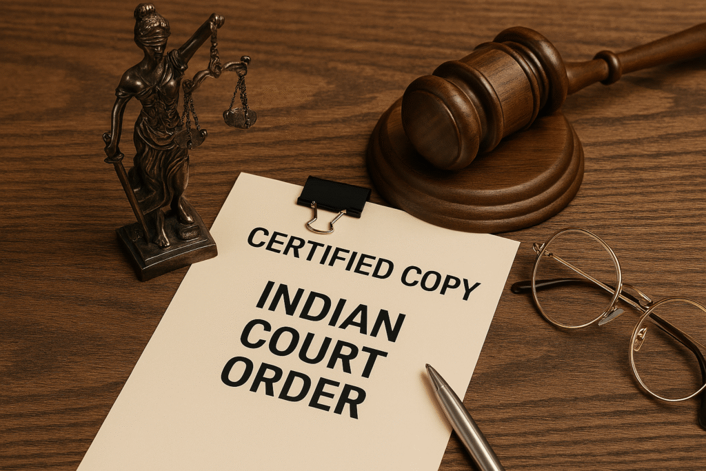 How to Get Certified Copies of Indian Court Orders While Living Abroad